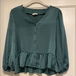 Elegant Green Blouse
